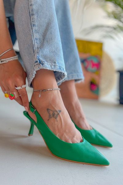 shopcolic 467 Zara Model حذاء نسائي مريح بكعب يومي