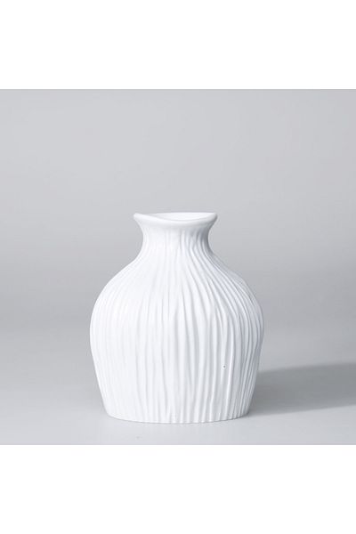Selim White Dublin Small Vase