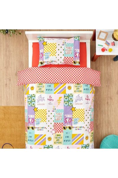 Karaca Home Duvet Cover Set 100% Cotton Single Young Youthful (fitted)