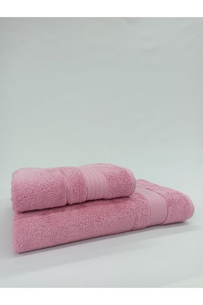 Özdilek Trendy Large Size Bath Towel Set 2 Pieces - (90x150 Cm + 50x90 Cm)