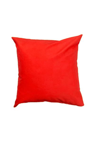 Elyaf Sepeti Waterproof Cushion Pouf & Floor Cushion -50X50 Red Chair Cushion