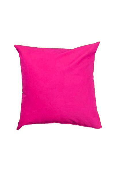 Elyaf Sepeti -50X50 Pink Waterproof Cushion Pouf Floor Cushion Chair Cushion