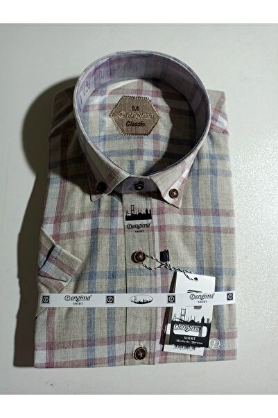 Rengima Короткий рукав, одна кишеня, класична сорочка