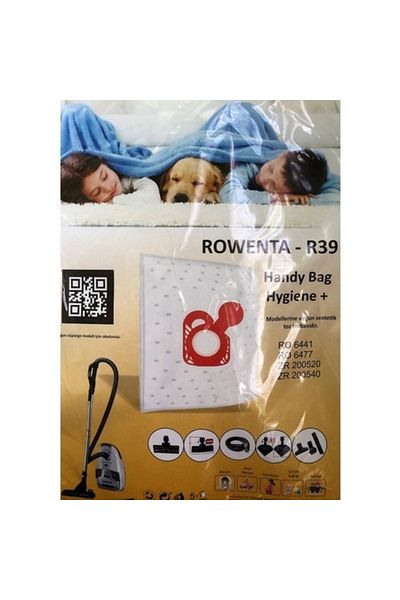 Universal Rowenta R39 Hygiene - 20 Dust Bags, Ro 6441 R0 6477 Zr 200520