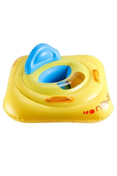 nabaij Bebek Yüzme Simidi - Bebek Oturaklı Yüzme Simidi 7/ 11 Kg - Sarı