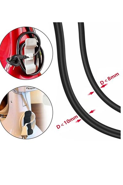 Bunyon قطعة واحدة من منظم كابلات Airfryer اللاصق وحامل كابل القهوة والفرن وجامع غلاف الكابل