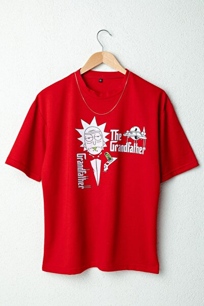 Wolters Outdoors Ανδρικό μπλουζάκι The Goodfather oversized με τύπωμα βαμβακε...