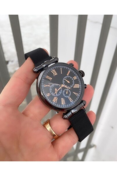 Spectrum Unisex Black Wristwatch