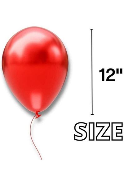 BeySüS 15 Pieces Red Balloons Birthday Party InDoor Decoration