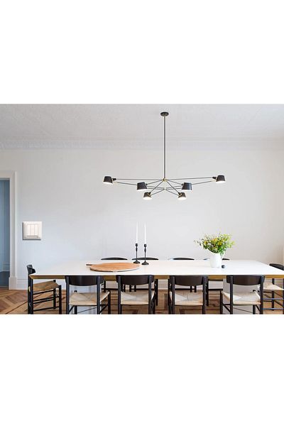 VİKO Karre Cream Triple Switch - Framed