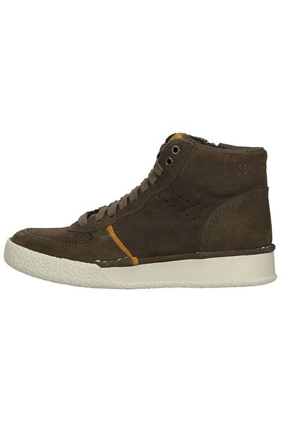 CLARKS Sneaker - Khaki - Flacher Absatz