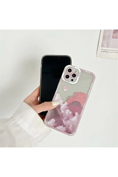 Go Aksesuar Iphone 14 Promax Manzara Tasarımlı Şeffaf Kılıf