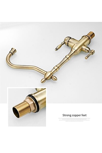 OEM Kitchen Sink Faucet Dual Flow Water Purification Outlet Bright Antique Imported