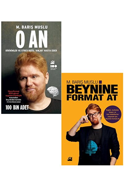 Alfa Yayınları Barış Muslu 2 Kitap Set / O An - Beynine Format At