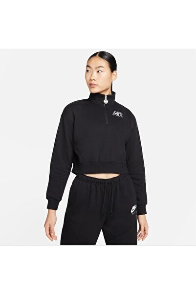 Nike Sportswear Air Dm6073-010 Kadın Siyah Sweatshirt
