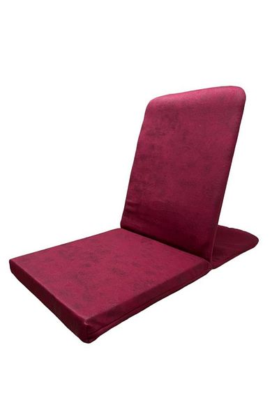 REMEGE Scaun de meditație Pernă de podea susținută pentru spătar Seria specială Luna Fabric