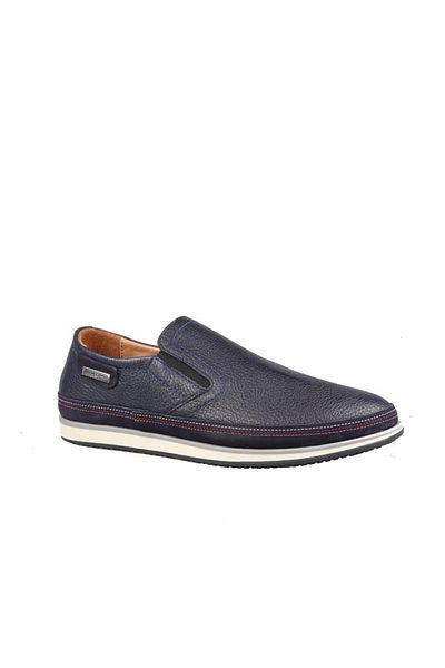 Pierre Cardin 62332 Ανδρικά παπούτσια casual από γνήσιο δέρμα Navy Blue
