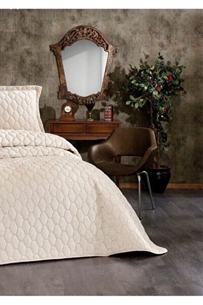 ASİLZADE Double Velvet Mink Bedspread