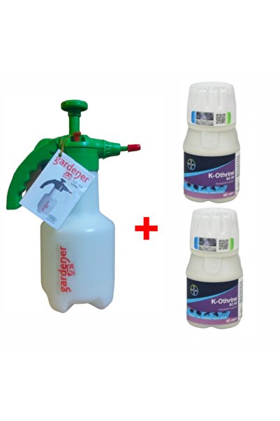 Bayer 1,5lt Pomilsan Basınçlı Ilaçlama Pompası2 Adet K-othrine Sc50 50ml Kara...