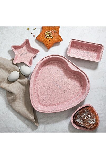 KORKMAZ A764 Torta Minika Kalp 2 Li Kek Kalıbı