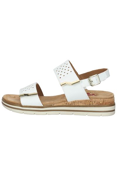 Relife Sandalette - Weiß - Keilabsatz