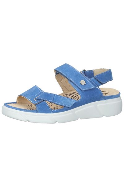 Ganter Sandalette - Blau - Keilabsatz