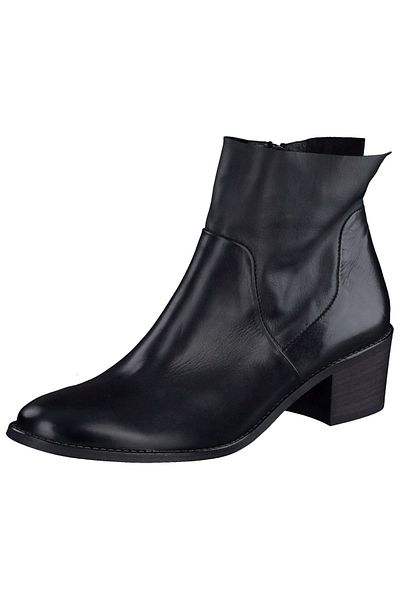 Paul Green Stiefelette - Schwarz - Blockabsatz