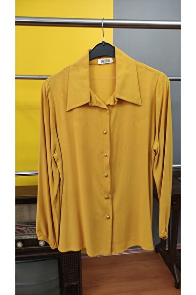 DESEO BOUTIQUE Women's Yellow Shirt