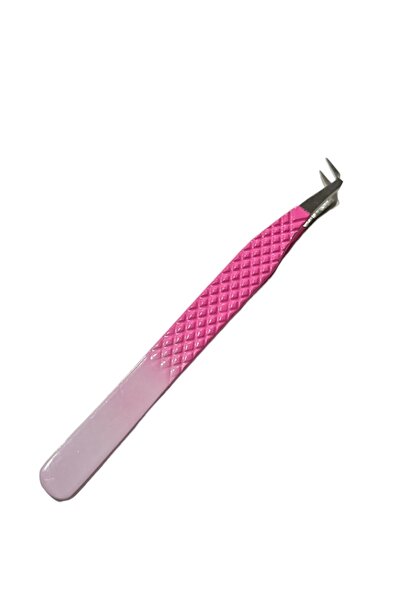 OZLEM BASAR BEAUTY رموش حريرية بطرف ماسي 90 درجة - ملاقط مثالية، لجميع الرموش