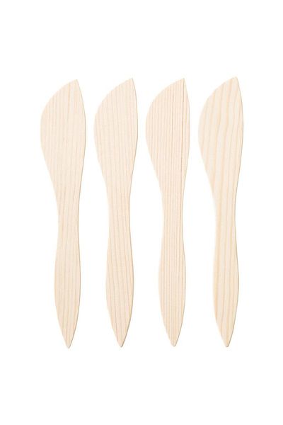 IKEA Smörklıck Wooden Butter Knife - 24 Cm - 4 Pieces