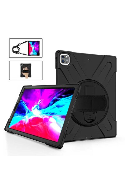 UnDePlus Apple Ipad Pro 12.9 6. Nesil Kılıf Defender Askılı Zırhlı Tank Case ...