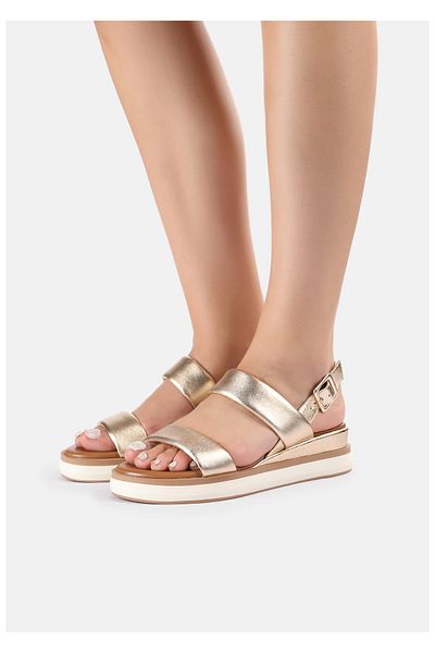 INUOVO Sandalette - Gold - Keilabsatz