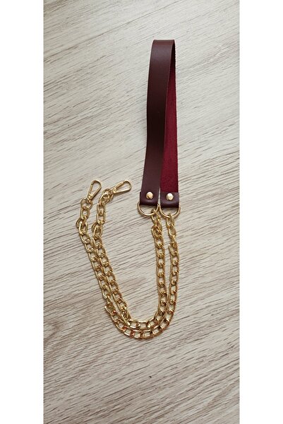 NAZENİN HOBİ AKSESUAR Zincirli Deri Askı 120 Cm