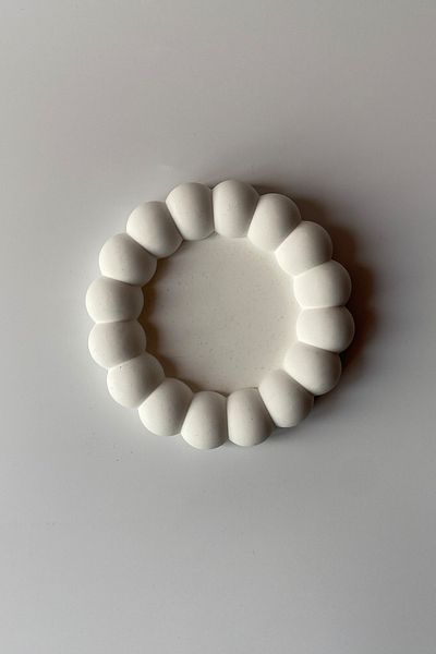 sin istanbul Bubble Plate 12 Cm White
