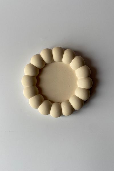 sin istanbul Bubble Plate 12 Cm Beige