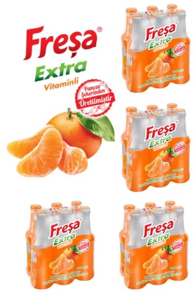 FREŞA Extra Mandalina Aromalı Vitaminli Madensuyu Koli 24 X 200 ml