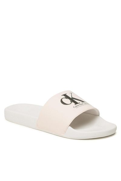 Calvin klein discount sliders mens white