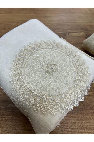 Çeyiz Bahçesi Πετσέτα χεριών και προσώπου Ahsen Velvet 50/90cm