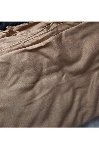 skycott Tesettür Penye Şal Modeli - Camel Rengi