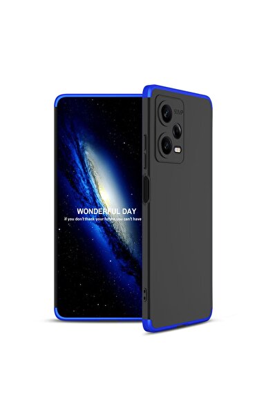 Nezih Case Xiaomi Redmi Note 12 Pro 5g 360 Tam Koruma 3 Parça Slim Sert Silik...