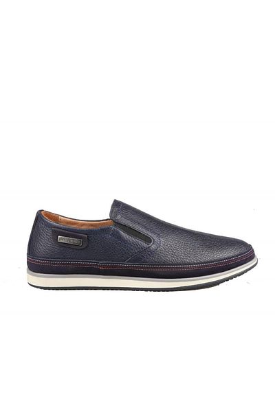 Pierre Cardin 62332 Ανδρικά παπούτσια casual από γνήσιο δέρμα Navy Blue