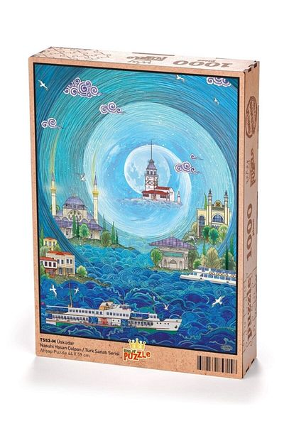King Of Puzzle Üsküdar - Nasuhi Hasan Çolpan Wooden Puzzle 1000 Pieces