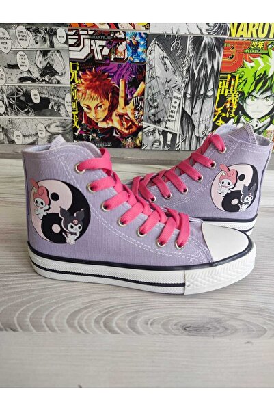 MECH BUTİK My Melody&amp;kuromi Printed Ring Pattern Pantofi sport Pantofi de...