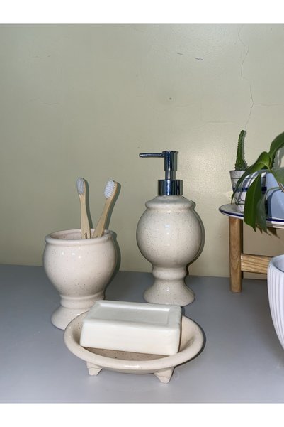 RED SERAMİK Naomi Collection 3 Piece Bathroom Set