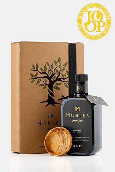 MORLEA Premium Hediyelik Kutulu Ve Tabaklı Erken Hasat Soğuk Sıkım Naturel Sı...