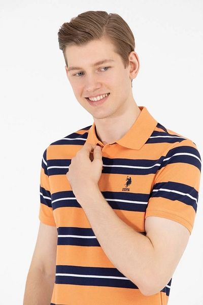 U.S. Polo Assn. Tricou cu gât polo pentru bărbați - Potrivire relaxată