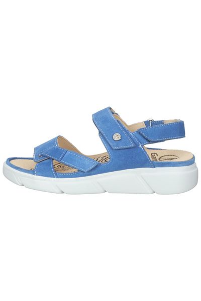 Ganter Sandalette - Blau - Keilabsatz