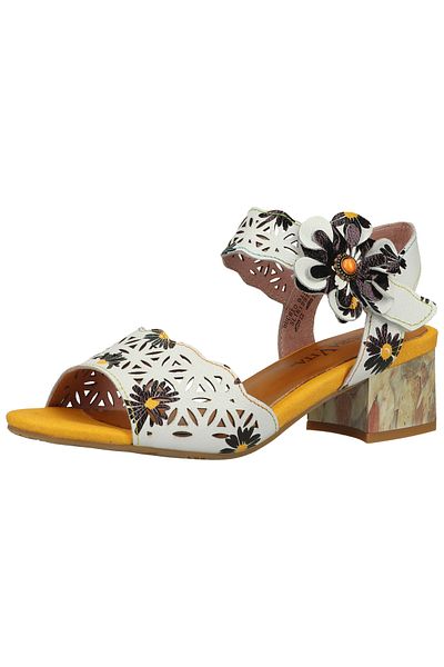 LAURA VITA Sandalette - Mehrfarbig - Blockabsatz