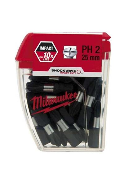 Milwauke E Ph2 25mm Bits Uç Shockwave 1 Adet