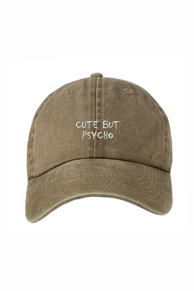 ŞapkaMania Psycho Washable Cute Baseball Cap